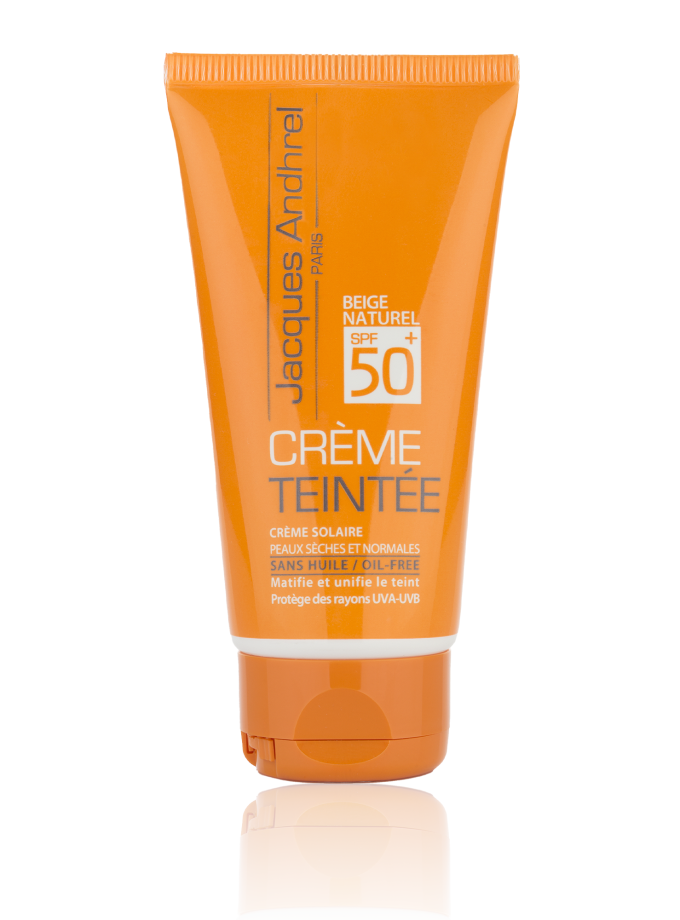 کرم ضد آفتاب رنگی (بژ) مناسب پوست های خشک و معمولی ژاك آندرل پاریس